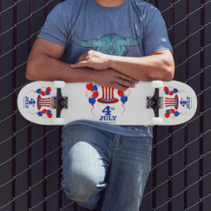 Skateboard SlipperyJoe's fête d'indépendance du 4 juillet cla