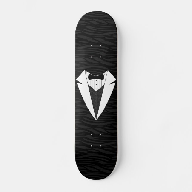 Skateboard Smoking noir/blanc (Recto)