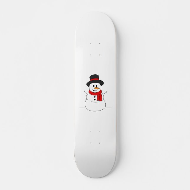 Skateboard Snowman (Devant)