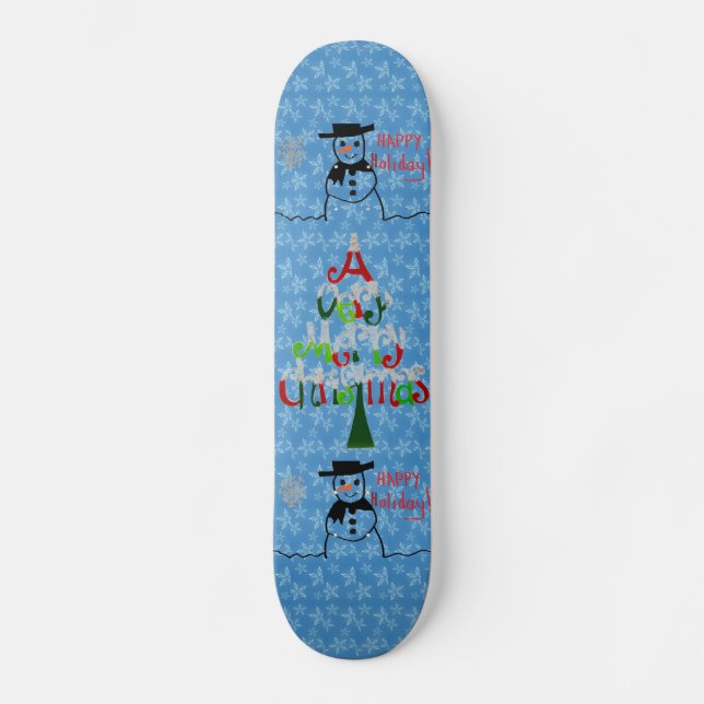 Skateboard Snowman Skate (Recto)