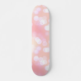 Skateboard Soft rose esthétique Motif Bokeh