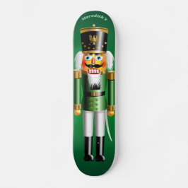 Skateboard Soldat Jouet de Noël Vert Nutcraker