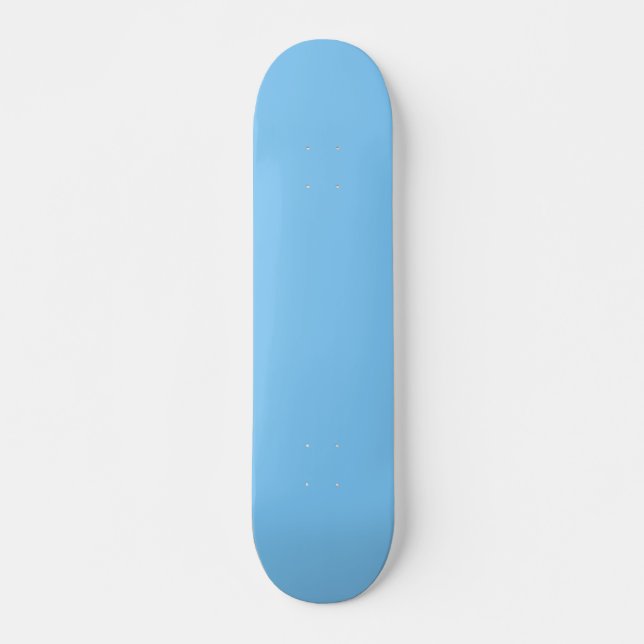 Skateboard Solid color sky bleu (Devant)