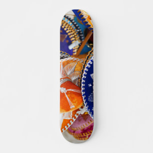 Skateboard sombrero mexicain
