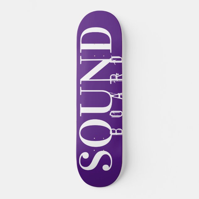 Skateboard SOUND BOARD (Vorderseite)