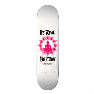 Skateboard Soyez vrai soit planche à roulettes libre de