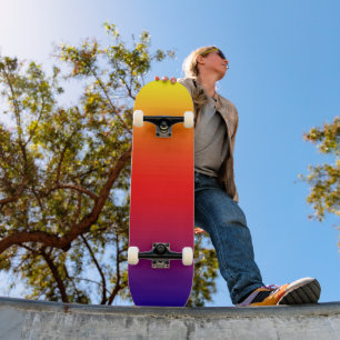 Skateboard Spectre des couleurs horizontales -1