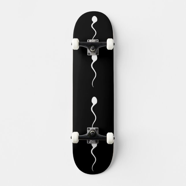 Skateboard Sperme sur des roues ! (Recto)