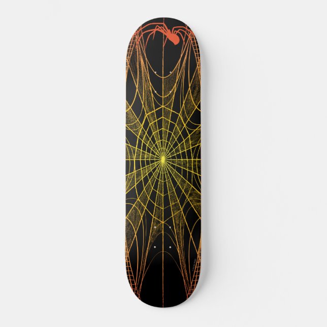 Skateboard Spider & Webs (Recto)