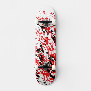 Skateboard Splash et Drip Abstraits