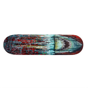 Skateboard Splatterday/grande planche à roulettes de requin