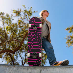 Skateboard Spots et bandes 2 - Magenta et noir