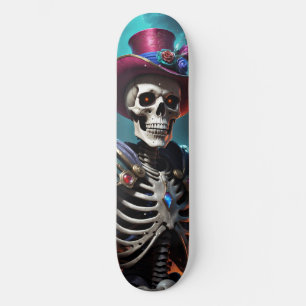 Skateboard Squelette, Halloween, Casquette, Imaginaire, Guerr