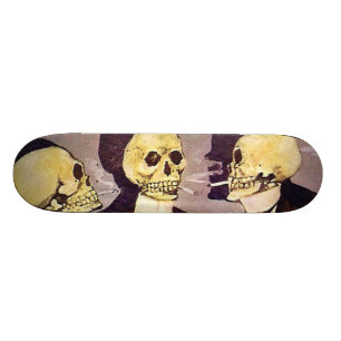 Skateboard Squelettes vintages
