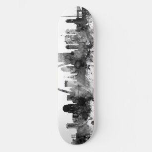 Skateboard St Louis Missouri Skyline noir blanc