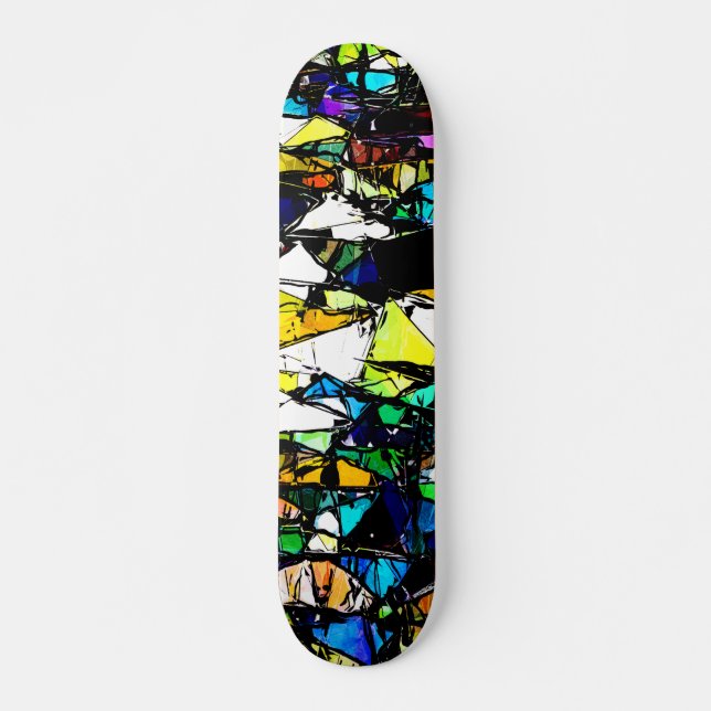 Skateboard Stained glass (Devant)