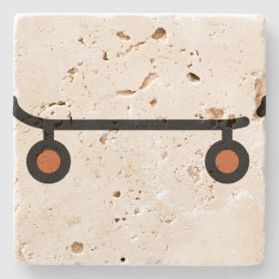 Skateboard Steinuntersetzer