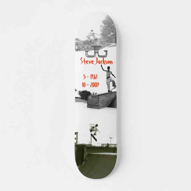 Skateboard Steve Jackson (Devant)