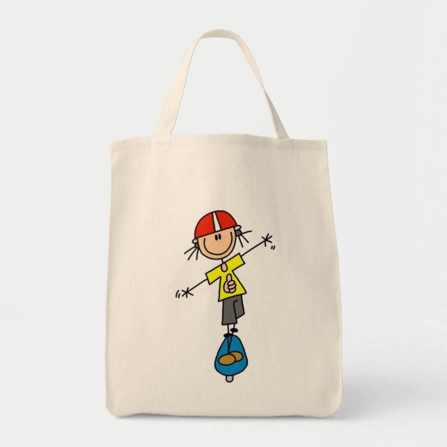 Skateboard-Stick-Figur Tragetasche (Vorne)