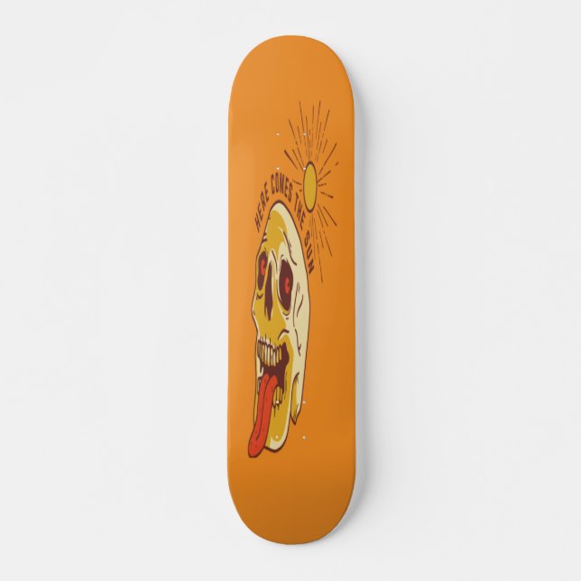 Skateboard Sticking Tongue Crâne (Devant)