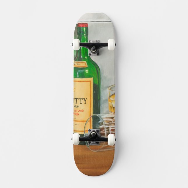 Skateboard Still Life with Scotch par Jennifer Goldberger (Recto)