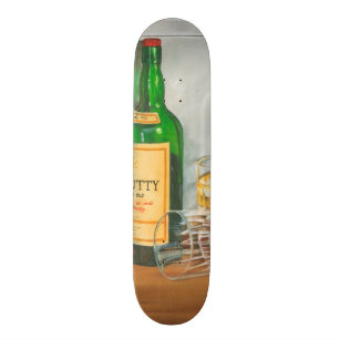 Skateboard Still Life with Scotch par Jennifer Goldberger
