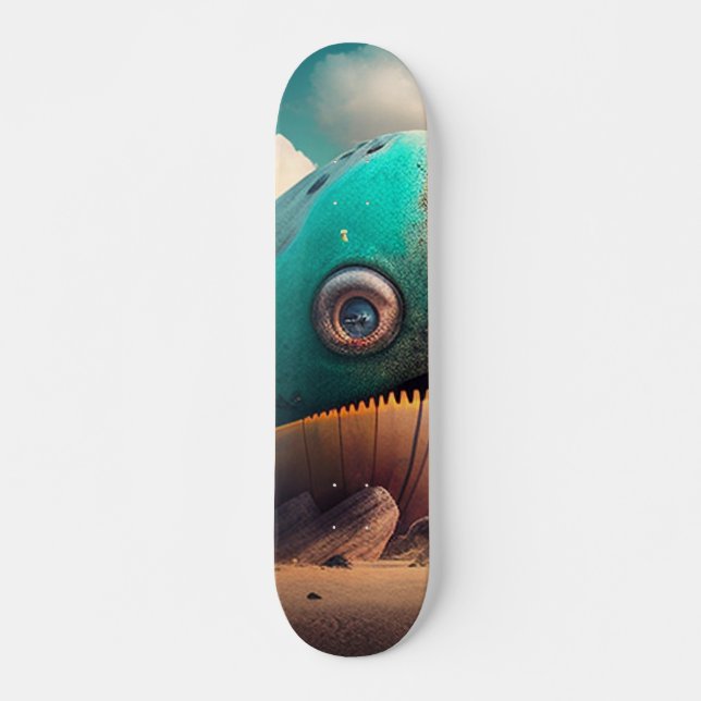 Skateboard Strange Whale (Devant)