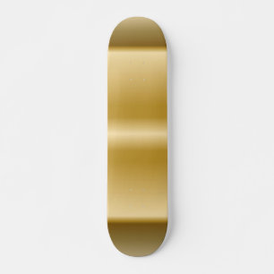 Skateboard Style de planche de surf retro personnalisé Gold S