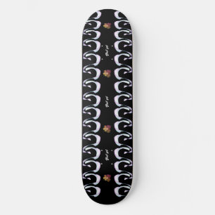 Skateboard Style Kanote Classique violet et fille de rue noir