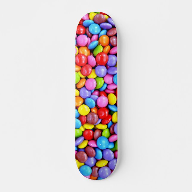 Skateboard Sucreries colorées (Devant)