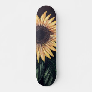 Skateboard Sunflower Life