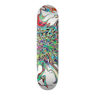 Skateboard Supernova psychédélique d'espace