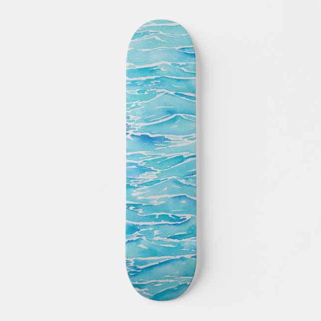 Skateboard Surface Water Waves Ocean Sea (Devant)