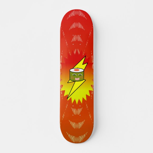 Skateboard Sushi Super Chargé - (Devant)