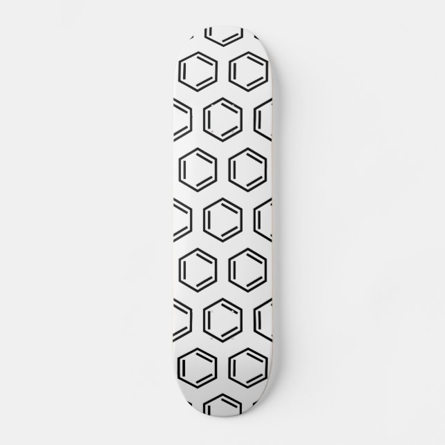 SKATEBOARD SYMBOLE D'ANNEAU BENZENE (Recto)