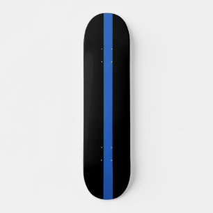 Skateboard Symbole de solidarité de la police sur le drapeau