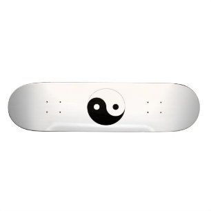 Skateboard Symbole de Yin-Yang
