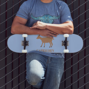 Skateboard Symbole étoile Capricorne Chèvre
