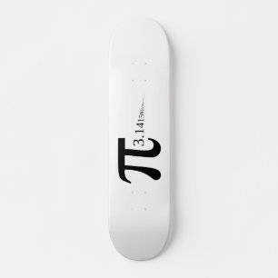 Skateboard Symbole géant "Pi" & 3.14...