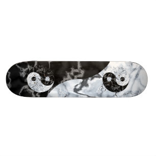 Skateboard SYMBOLE MARBRE YIN Yang