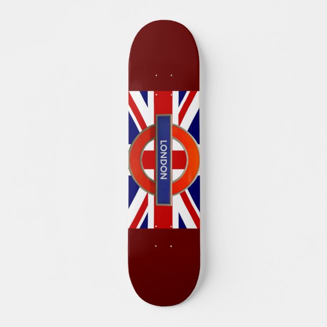 Skateboard SYMBOLE MÉTRO DE Londres (Devant)