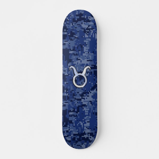 Skateboard Symbole moderne Taurus Zodiac Marine Camion numéri (Devant)