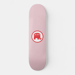 Skateboard Symbole politique du parti républicain (éléphant)