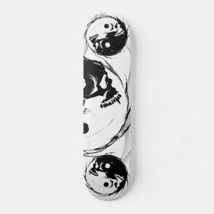 Skateboard Symbole religieux Dark Yin Yang Vampire Crâne
