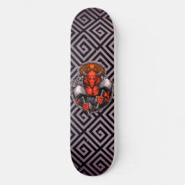 Skateboard Symboles grecs Minotaure guerrier bête