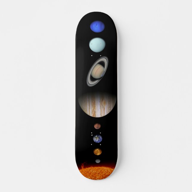 Skateboard Système solairePlanète spatiale extra-atmosphériqu (Devant)