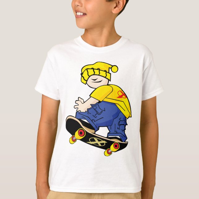 Skateboard T-Shirt (Vorderseite)