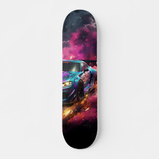 Skateboard Tabla de Skate Coche Deportivo Azul