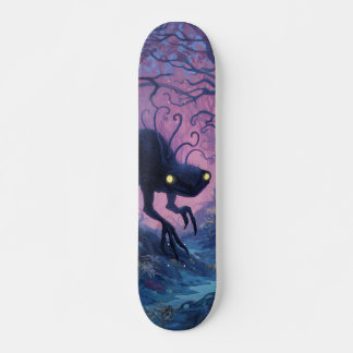 Skateboard Tabla de Skate Extraterrestre en un Bosque Oscuro