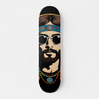 Skateboard Tabla de Skate Hombre Hippie Psicodélico